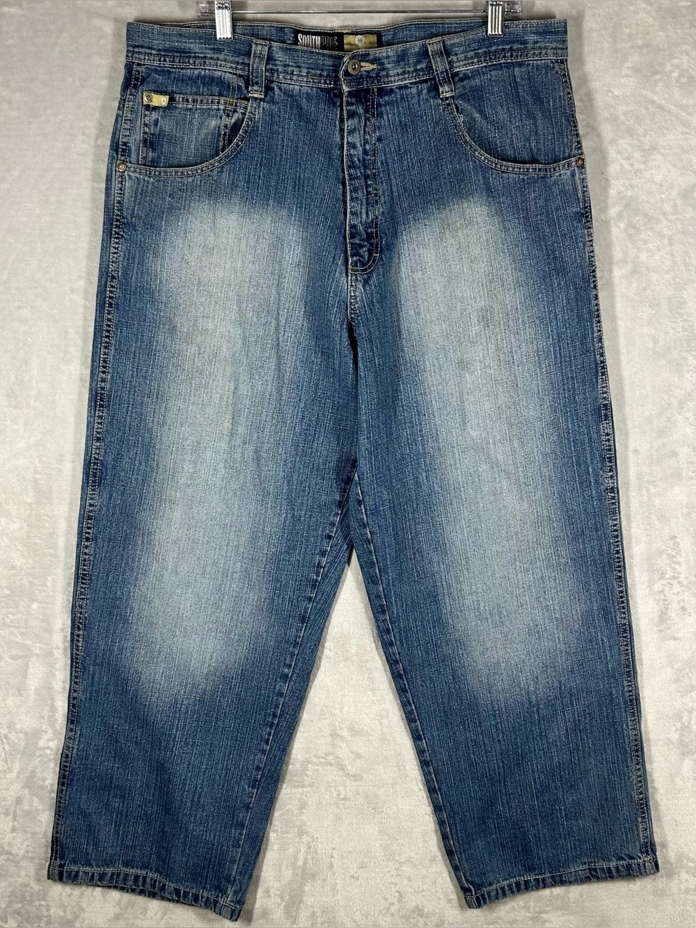 Y2K South Pole Jeans Baggy Relaxed Blue Size 38 X 28 Baggy Skate Vintage Faded